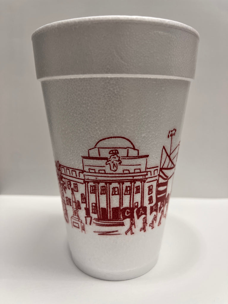 College Skylines Styrofoam Cups