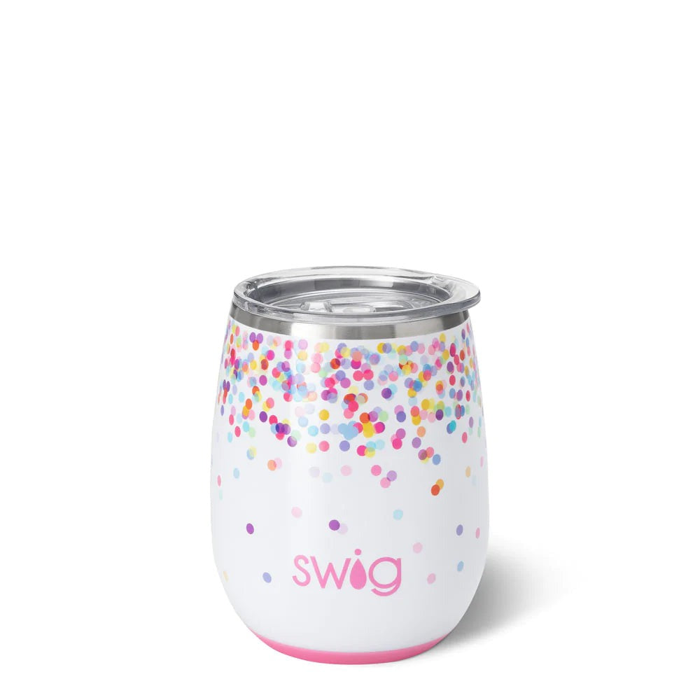 Swig Stemless Confetti Insulated Wine Cup